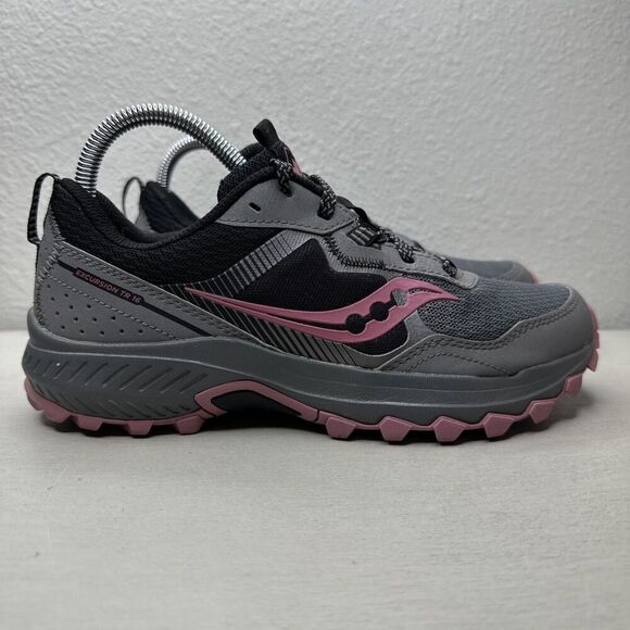 Saucony Womens Excursion TR 16 Gray Running Shoes - Picture 1 of 7